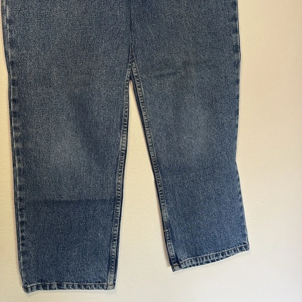 Bugle Boy Denim Jeans 18R Blue Vintage High Rise Straight Leg 100% Cotton